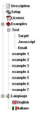 JWTM (Java Web Tree Menu) - web menu Screenshot